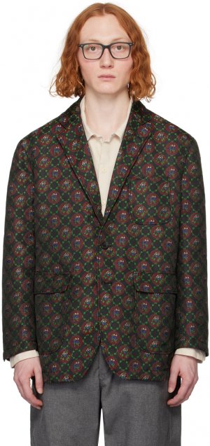 Разноцветный пиджак плюща с цветочным принтом Engineered Garments