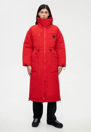 Куртка утепленная Shi-shi. Цвет: красный