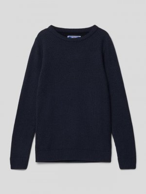 Вязаный свитер со структурным узором модель JORBRODY , темно-синий Jack & Jones