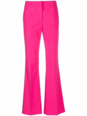 Расклешенные брюки с завышенной талией MSGM. Цвет: розовый