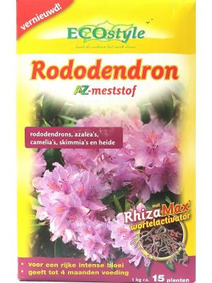 Натуральное органическое удобрение Rododendron-AZ для кислопочвенных растений, 1кг на 10 кв. м ECOstyle. Цвет: желтый, зеленый