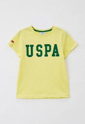 Футболка U.S. Polo Assn.. Цвет: желтый