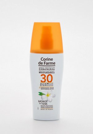 Молочко солнцезащитное Corine de Farme интенсивно увлажняющий, SPF30, 150 мл. Цвет: прозрачный
