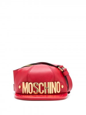 Поясная сумка в форме кепки Moschino. Цвет: красный