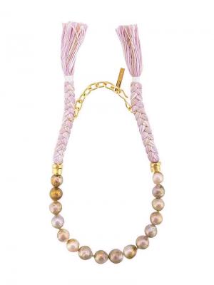 Ожерелье Corsica Collar Lizzie Fortunato Jewels. Цвет: фиолетовый