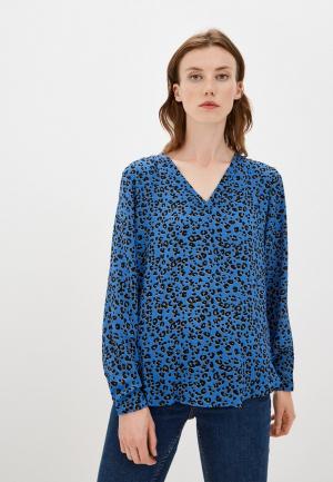 Блуза Jacqueline de Yong. Цвет: синий