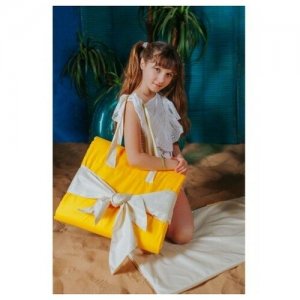Пляжная сумка - матрас для девочек,цвет желтый SGMedical. Цвет: желтый
