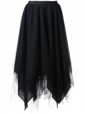 Пышная асимметричная юбка Marc Le Bihan. Цвет: черный