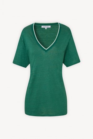Зеленая футболка Amelia Gerard Darel. Цвет: зеленый