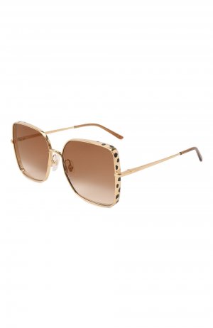Солнцезащитные очки Cartier. Цвет: коричневый