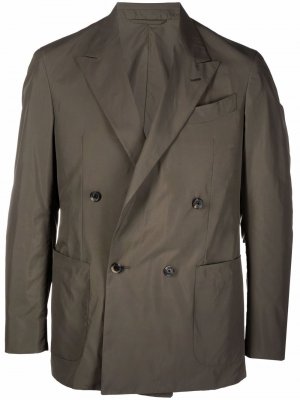 Двубортный пиджак Caruso. Цвет: зеленый
