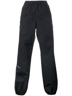 Спортивные брюки с вышивкой логотипа Balenciaga. Цвет: синий