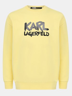 Свитшоты Karl Lagerfeld. Цвет: желтый