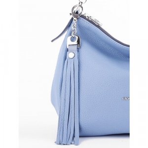 Брелок-подвеска для сумки с гравировкой CURANNI. Цвет: голубой