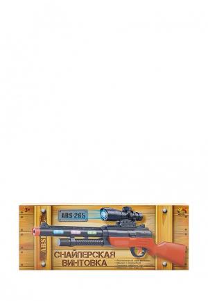 Игрушка Арсенал Снайперская винтовка, эл/мех, со световыми и звуковыми эффектами. Цвет: разноцветный