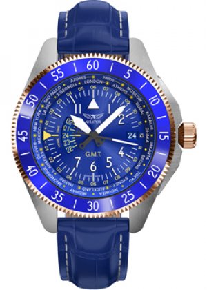 Швейцарские наручные мужские часы V.1.37.3.308.4. Коллекция Airacobra Aviator