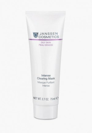 Маска для лица Janssen Cosmetics Интенсивно очищающая Intense Clearing Mask, 75 мл. Цвет: белый