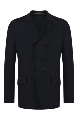 Кашемировый пиджак Giorgio Armani. Цвет: синий