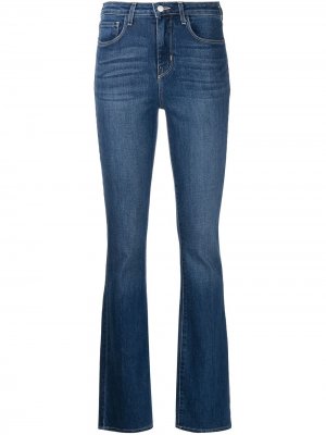 LAgence джинсы скинни с завышенной талией L'Agence. Цвет: синий