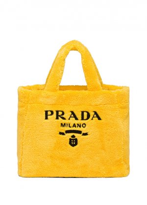 Большая сумка из махровой ткани Prada