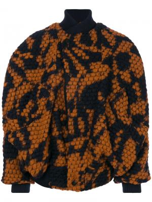 Oversized coat Vivienne Westwood Anglomania. Цвет: жёлтый и оранжевый