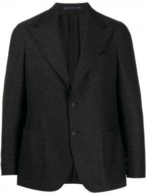 Пиджак с накладными карманами Bagnoli Sartoria Napoli. Цвет: коричневый