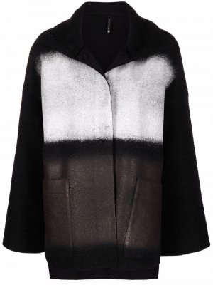 Куртка оверсайз в стиле колор-блок Pierantoniogaspari. Цвет: черный