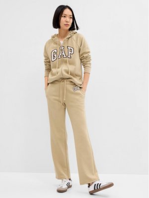 Спортивные брюки стандартного кроя Gap, бежевый GAP