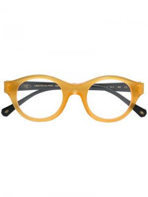 Classic round glasses Sol Amor 1946. Цвет: жёлтый и оранжевый