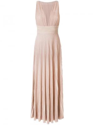 Вечернее платье из джерси Antonino Valenti. Цвет: розовый