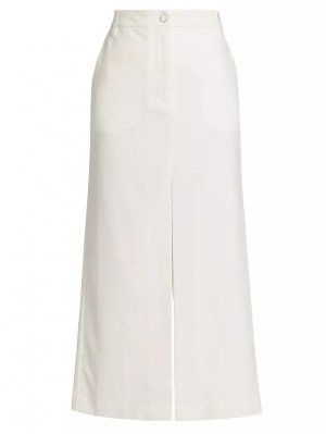 Макси-юбка трапециевидного кроя из твила Remain Birger Christensen, цвет egret Christensen