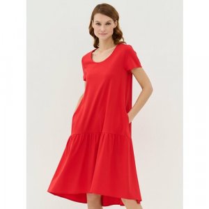 Платье , размер 52, красный VAY. Цвет: красный