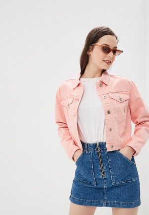 Куртка джинсовая Tom Farr. Цвет: розовый