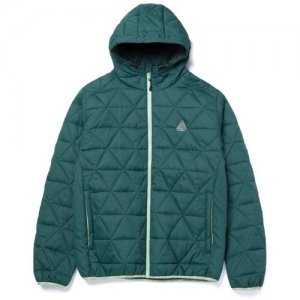 Куртка HUF Polygon Quilted Jacket / S. Цвет: зеленый