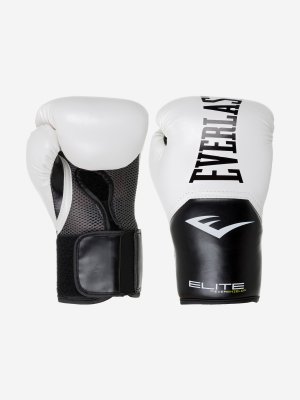 Перчатки боксерские Elite Pro style, Белый, размер 8 oz Everlast. Цвет: белый
