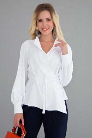 Блуза LT COLLECTION. Цвет: белый