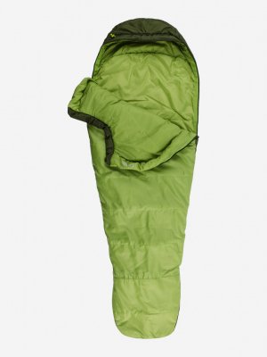 Спальный мешок Trestles 30 -3 Long левосторонний, Зеленый Marmot. Цвет: зеленый