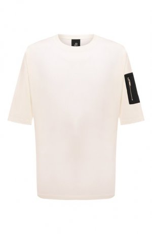 Хлопковая футболка Thom Krom. Цвет: кремовый