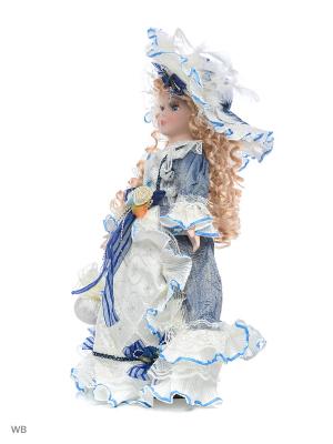 Кукла фарфор 16  Ирма Angel Collection. Цвет: голубой, белый