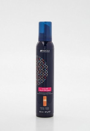 Тонирующее средство для волос Indola COLOR STYLE MOUSSE с эффектом стайлинга, Медный, 200 мл. Цвет: бежевый