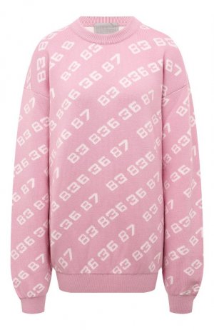 Шерстяной свитер VTMNTS. Цвет: розовый