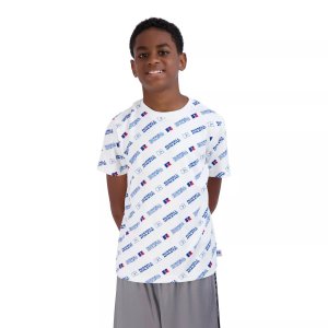Универсальная футболка с логотипом Russell Athletic для мальчиков 8–20 лет Athletic, белый