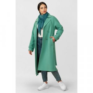 Пальто , размер 40-42, бирюзовый, зеленый MARGO. Цвет: зеленый/мятный/бирюзовый