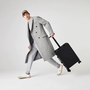 Сумки Мужской чемодан Chantaco из поликарбоната для путешествий Lacoste. Цвет: чёрный