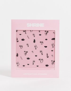 Абстрактные наклейки для ногтей -Бесцветный Shrine