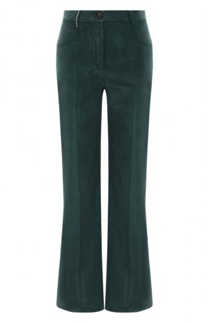 Вельветовые брюки Lorena Antoniazzi. Цвет: зелёный