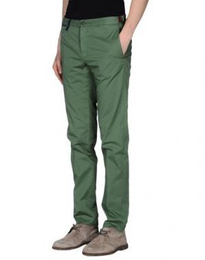 Повседневные брюки G.T.A. MANIFATTURA PANTALONI. Цвет: зеленый-милитари