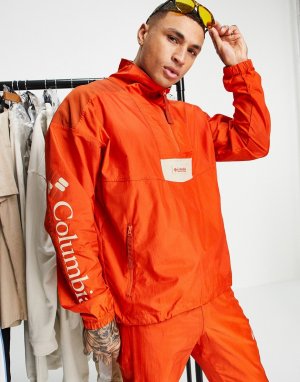 Оранжевая куртка-анорак -Красный Columbia