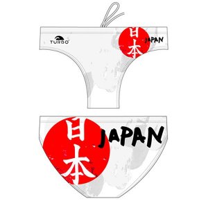 Плавки Japan Flag Waterpolo, белый Turbo