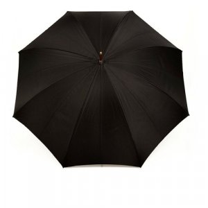 Зонт-трость , черный Pasotti. Цвет: черный